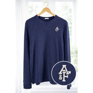 New Abercrombie & Fitch Muscle Thermal Shirt Waffle Knit Base Layer XXL 2XL